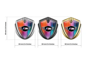 BMW Emblema Silicone Badge Durevole Tocco Premium
